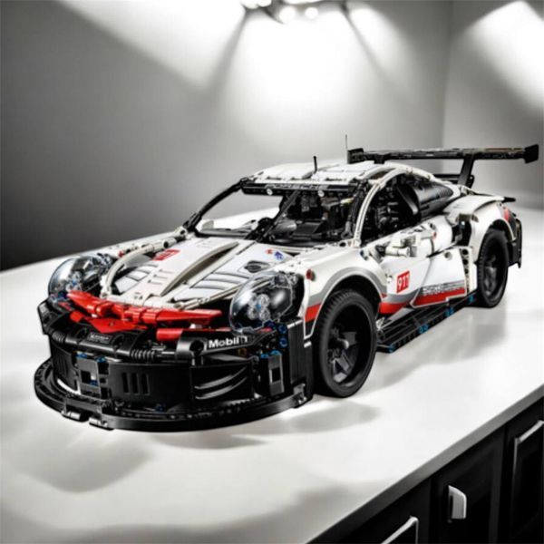 Конструктор Porsche 911 RSR + рамка для настенного крепления 6001 фото