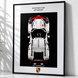 Конструктор Porsche 911 RSR + рамка для настенного крепления 6001 фото 1