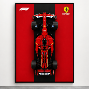 Конструктор Ferrari F1 + рамка для настінного кріплення 6004 фото