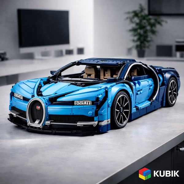 Конструктор Bugatti Chiron + рамка для настінного кріплення 6008 фото