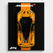 Конструктор McLaren P1 + рамка для настенного крепления 6009 фото 1