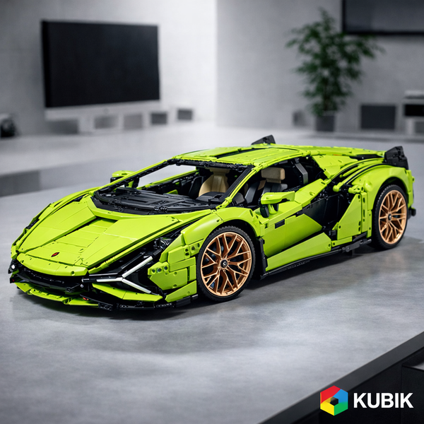 Конструктор Lamborghini Si&aacute;n + рамка для настінного кріплення 6010 фото
